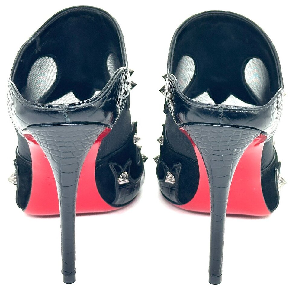 Christian Louboutin MULATIAG 100 Spiked Stud Mule Slide Heels Sandals Shoe - Picture 11 of 16